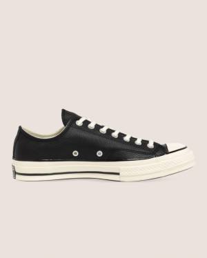 Boty Nízké Converse Chuck 70 Seasonal Læder Černé | CV-839XZW