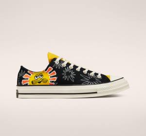 Boty Nízké Converse Chuck 70 Sunny Floral Černé | CV-109JBD