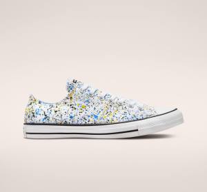 Boty Nízké Converse Chuck Taylor All Star Archive Paint Splatter Bílé Blankyt | CV-048QJV