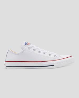 Boty Nízké Converse Chuck Taylor All Star Læder Bílé | CV-325FLN