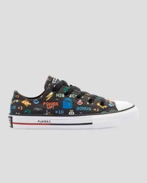 Boty Nízké Converse Chuck Taylor All Star Gamer Print Černé | CV-605IEC