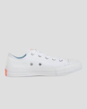 Boty Nízké Converse Chuck Taylor All Star Sunny Side Print Bílé | CV-619SZK