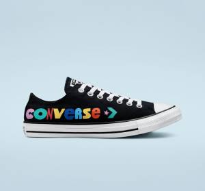 Boty Nízké Converse Chuck Taylor All Star Happy Faces Černé | CV-675XLS