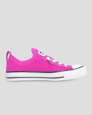 Boty Nízké Converse Chuck Taylor All Star Shoreline Knit Slip Růžové | CV-689XDU