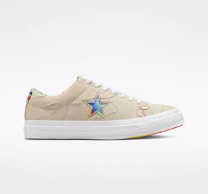 Boty Nízké Converse One Star Pride Červené | CV-128VTU