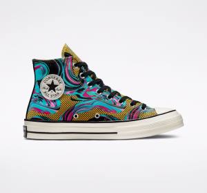 Boty Vysoké Converse Chuck 70 '90s Marbled Tyrkysové | CV-238GTB