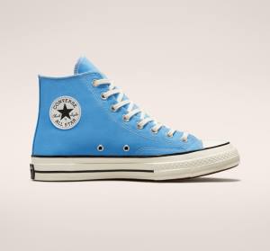 Boty Vysoké Converse Chuck 70 Pastel Polyester Blankyt Černé | CV-876PLW