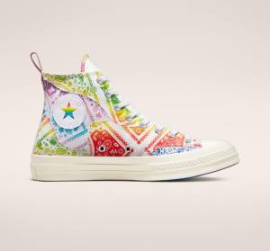 Boty Vysoké Converse Chuck 70 Pride Bílé Červené | CV-594IGR