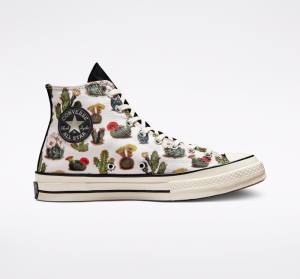 Boty Vysoké Converse Chuck 70 Succulents Černé | CV-123ASG