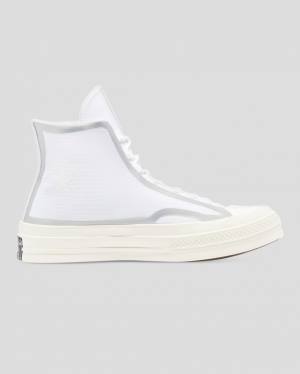 Boty Vysoké Converse Chuck 70 Tape Seam Bílé | CV-367BKN