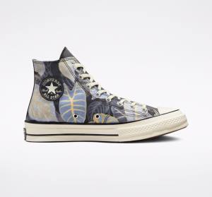 Boty Vysoké Converse Chuck 70 Tropical Leaf Černé | CV-038PGY