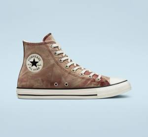 Boty Vysoké Converse Chuck Taylor All Star Washed Platene Černé | CV-065FWX