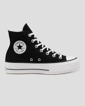 Boty Vysoké Converse Chuck Taylor All Star Lift Platene Černé | CV-103OFS