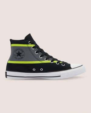 Boty Vysoké Converse Chuck Taylor All Star Hi-Vis Černé | CV-135BXZ