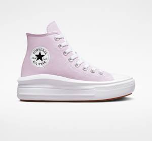 Boty Vysoké Converse Chuck Taylor All Star Move Platformyě Seasonal Color Bílé Bílé | CV-192GMA