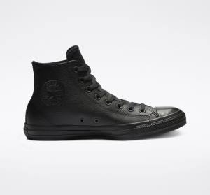 Boty Vysoké Converse Chuck Taylor All Star Læder Černé | CV-281CVM