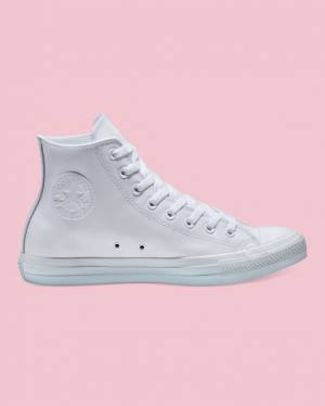 Boty Vysoké Converse Chuck Taylor All Star Læder Bílé | CV-310MTK