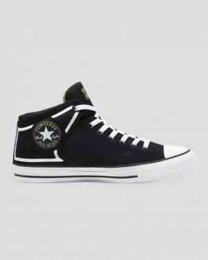 Boty Vysoké Converse Chuck Taylor All Star High Street Dramatic Nights Černé | CV-341JOT