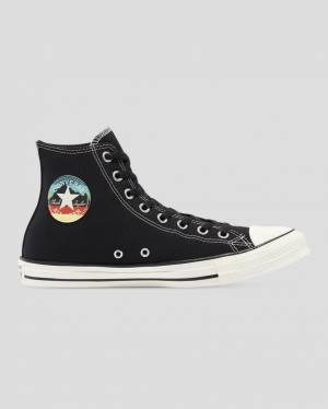 Boty Vysoké Converse Chuck Taylor All Star National Parks Patch Černé | CV-345VAS