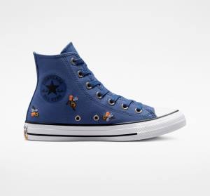 Boty Vysoké Converse Chuck Taylor All Star We Are Stronger Together Blankyt Indigo | CV-387VES