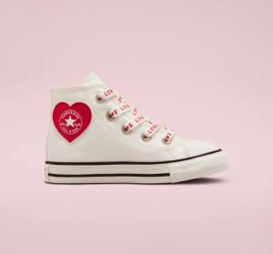 Boty Vysoké Converse Chuck Taylor All Star Crafted with Love Bílé Červené | CV-571OWC