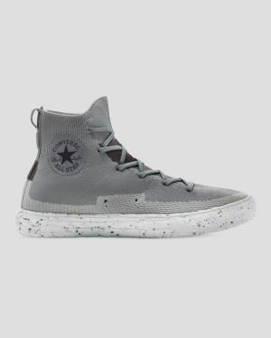 Boty Vysoké Converse Chuck Taylor All Star Renew Crater Knit Šedé | CV-583QRB