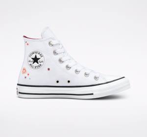 Boty Vysoké Converse Chuck Taylor All Star You Are On The Right Path Bílé | CV-591TOA