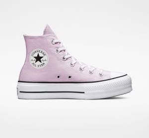 Boty Vysoké Converse Chuck Taylor All Star Lift Platformyě Seasonal Color Bílé Černé | CV-592ARN