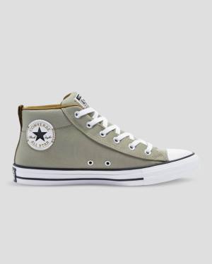 Boty Vysoké Converse Chuck Taylor All Star Street Zelene | CV-593IMO