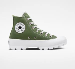 Boty Vysoké Converse Chuck Taylor All Star Lugged Seasonal Color Bílé Černé | CV-617CRD