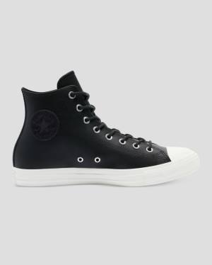 Boty Vysoké Converse Chuck Taylor All Star Seasonal Læder Černé | CV-746HCG