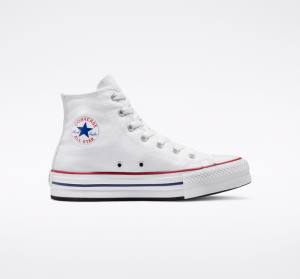 Boty Vysoké Converse Chuck Taylor All Star Lift Platformyě Bílé Tmavě Červené Tmavě Blankyt | CV-780HKB