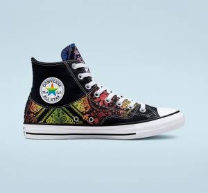 Boty Vysoké Converse Chuck Taylor All Star Pride Černé Červené | CV-849ULN