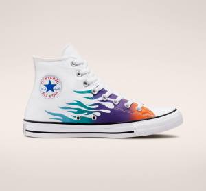 Boty Vysoké Converse Chuck Taylor All Star Archive Prints Bílé Blankyt Tyrkysové | CV-960IBN