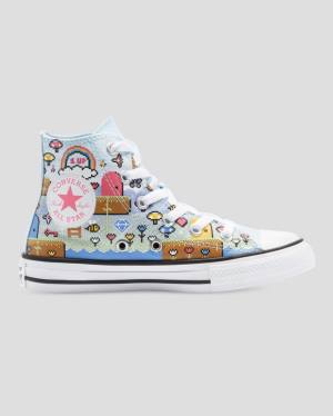 Boty Vysoké Converse Chuck Taylor All Star Girls Gamer Blankyt Růžové Bílé | CV-967BPA