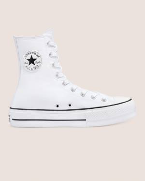 Boty Vysoké Converse Chuck Taylor All Star Lift X- Bílé | CV-978RDT