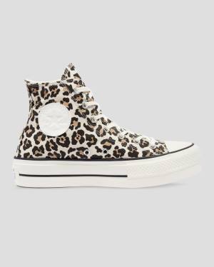 Boty Vysoké Converse Chuck Taylor Lift Leopard Print Platformyě Leopard | CV-432GXV