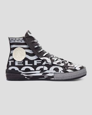 Boty Vysoké Converse Telfar Chuck 70 Černé | CV-632YRD