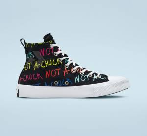 Boty Vysoké Converse UNT1TL3D Černé Bílé | CV-012VWF