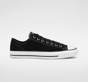 Skate Boty Converse CONS Chuck Taylor All Star Pro Semišové Černé Bílé | CV-364XDV