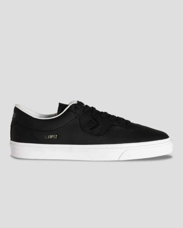 Boty Nízké Converse CONS Louie Lopez Pro Læder Černé | CV-861XOY