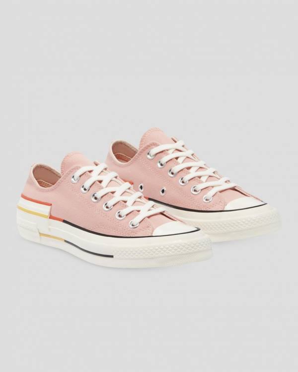 Boty Nízké Converse Chuck 70 Colour Block Růžové | CV-128DFK