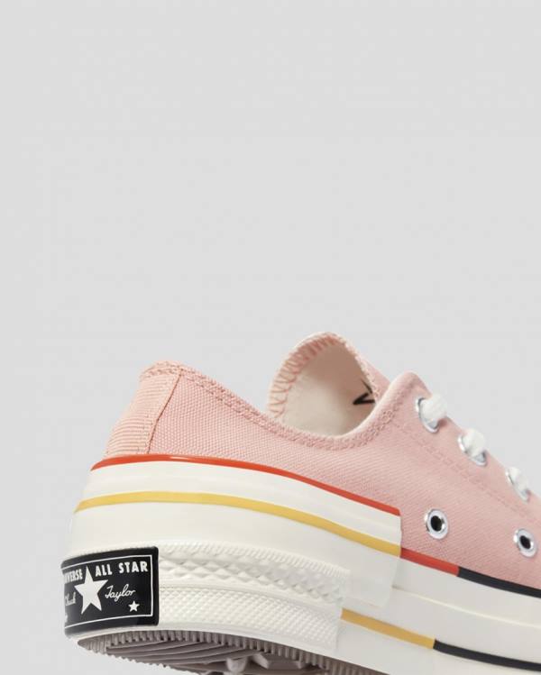 Boty Nízké Converse Chuck 70 Colour Block Růžové | CV-128DFK