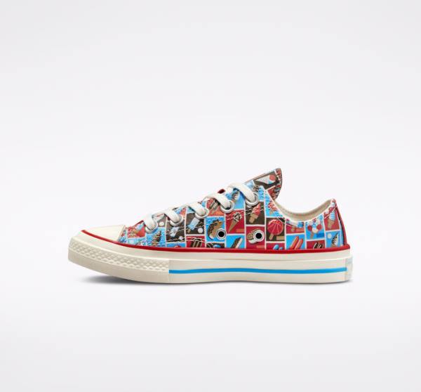 Boty Nízké Converse Chuck 70 Frozen Treats Červené Blankyt | CV-271HLX