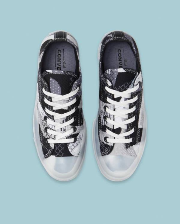 Boty Nízké Converse Chuck 70 Knit Print Černé | CV-293PNJ