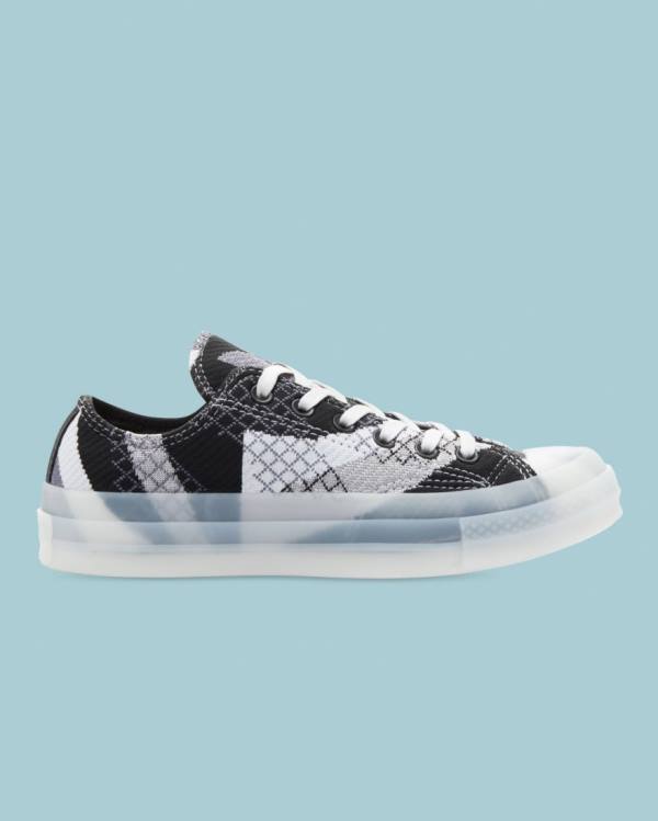 Boty Nízké Converse Chuck 70 Knit Print Černé | CV-293PNJ