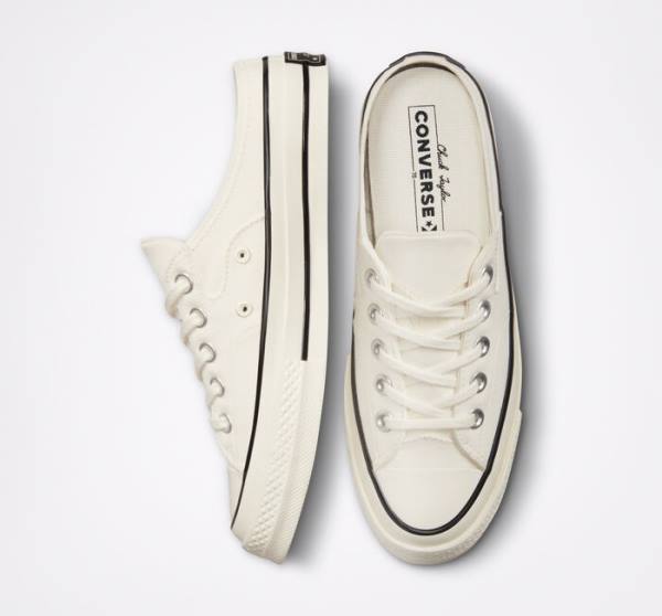 Boty Nízké Converse Chuck 70 Mule Černé | CV-540NOQ