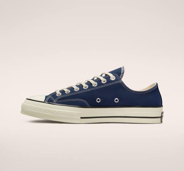 Boty Nízké Converse Chuck 70 Tonal Polyester Tmavě Blankyt Černé | CV-785SGY