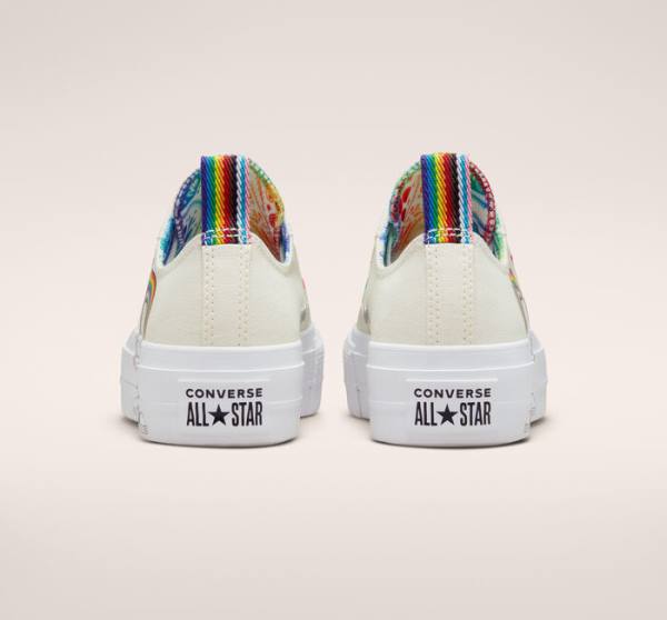 Boty Nízké Converse Chuck Taylor All Star Lift Platformyě Pride Červené | CV-213IWE