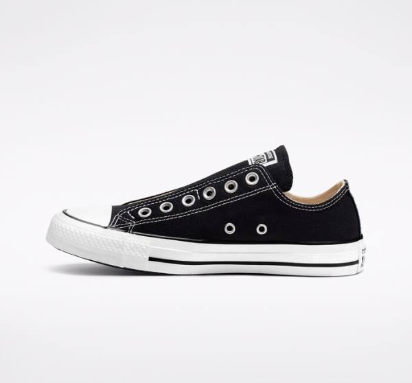 Boty Nízké Converse Chuck Taylor All Star Slip Černé Bílé | CV-251YEZ